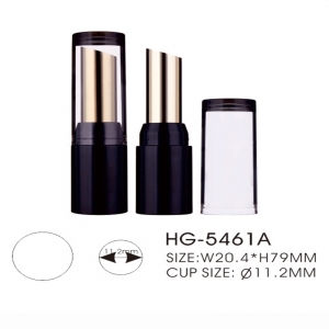 Custom Made Matte Silver Square Empty Lipstick Tube