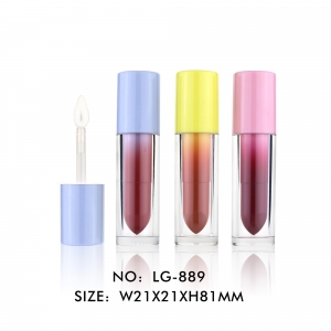 Hot Selling Empty Cylinder Lip Gloss Packaging Tube Lipstick Shaped Lipgloss Makeup Container