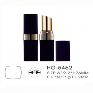 High Quality 5ml Cosmetic Plastic Lipstick Tube Lip Gloss Tube Double Layer Square Lipstick Packaging