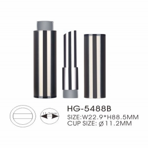 Gold Round Shape Aluminum Packaging Tubes Cosmetic Premium Magnetic Custom Empty Luxury Lipstick