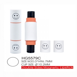 Custom Made Matte Silver ROUND Empty Lipstick Tube