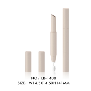 New Design Cylinder Slim Eyebrow Wax Packaging Tube Empty Lipstick Makeup Tube