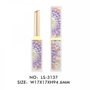 DIY Custom Pattern Lipstick Makeup Container 3D Printing Pattern Elegant Square Lipstick Cases