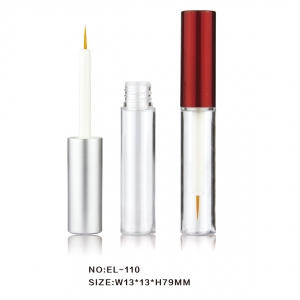 Best Quality Black UV Coated Plastic Mascara Eyeliner Packaging Tube Case