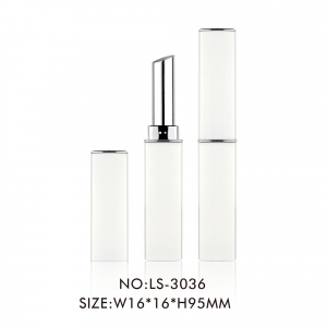 Shining Luxury Plastic Square Lipstick Tubes Slim Lipstick Bottle Plastic Tube Packaging