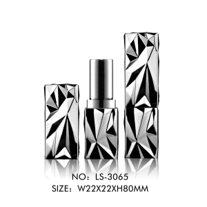 High Quality Luxury Square Diamaond Lipstick Tube Make Your Own Metallic Lipstick Container