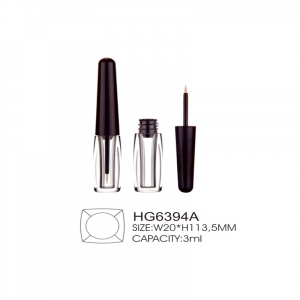 Double Sided Eyelash Packaging Box Customized Printing Plastic Empty 2 in 1 Eyeliner Mascara Tube