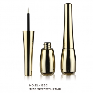 New Style Round Plastic Eyeliner Tube For Cosmetic Packaging