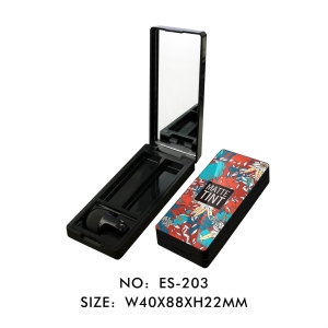 Custom 3D Printing Cap Duo Eyeshadow Palette Case Packaging with Sponge