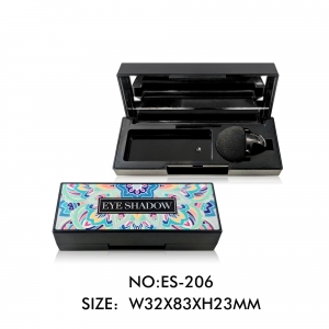 1 Color Custom Plastic Empty Eye Shadow Palette Eye Shadow Case Cosmetic Container