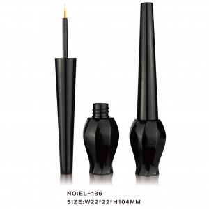 Wholesale Cosmetic Packaging Empty Vase Shape Eyeliner Case Makeup Tube