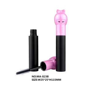 Doll Shape Cap Empty Mascara Tube Case For Custom Cosmetic Packaging