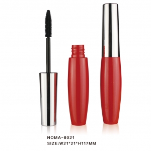 Empty Glossy Surface Plastic Mascara Bottle with Logo Mascara Tubes Wholesale