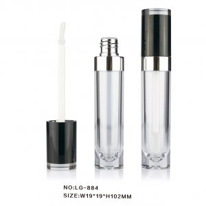 Round Lip Gloss Makeup Packaging Container