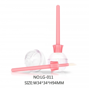 Best Selling Lollipop Shaped Empty Cute Clear Lip Gloss Tube Packaging