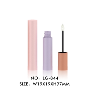 Hot Sale Colourful Round Plastic Lip Gloss Makeup Packaging Tube