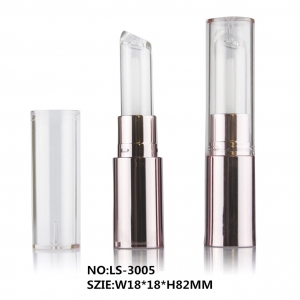 Hot Selling Round Rotation Empty Liquid Lipstick Tube Twist up Lip Balm Container Packaging