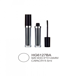 Eco Friendly Cosmetic Packaging Tube Bottle Empty PP Mascara Tube with Silicone Brush