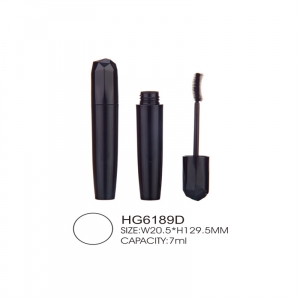 Private Label Eyelash Cleaning Brush with Wand Tube with Eyelash Cover PETG Mascara Wand Tubes Cases