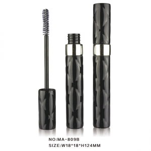 High Quality Plastic Luxury Mascara Tube Round Eyelash Brush Tube 