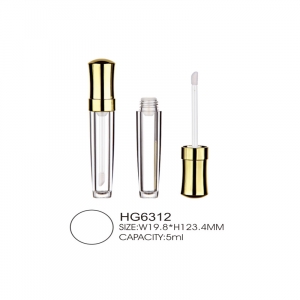 multi colors 7ml empty square lip gloss tubes matte lipgloss packaging containers with custom private label