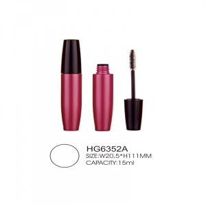 Crown shap Cosmetic Packaging Tube Bottle Empty Airtight Mascara Tube with fiber Brush