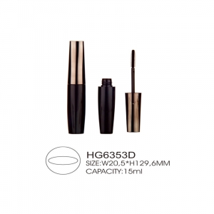 Eco Friendly Cosmetic Packaging Tube Bottle Empty PP Mascara Tube with Silicone Brush