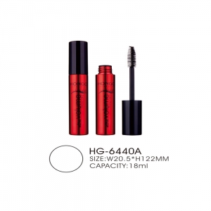 Unique Cosmetic Packaging Tube Bottle Empty PETG Mascara Tube with Silicone Brush