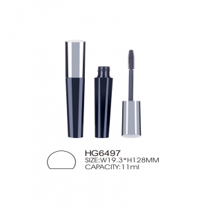 Eco Friendly Cosmetic Packaging Tube Bottle Empty PP Mascara Tube with Silicone Brush