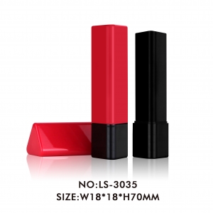 New Style Cute Triangle Shape Plastic Lipstick Tube For Cosmetic Packaging