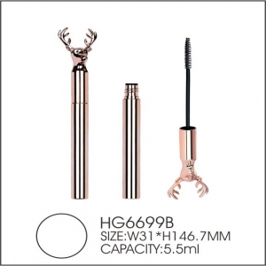 plastic cosmetic packaging cylinder round pure clear lipgloss tubes custom logo transparent empty clear lip gloss tubes wands