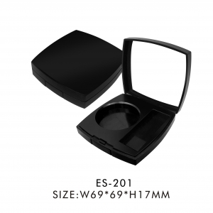  Square Plastic Cosmetic Empty Eyeshadow Container Eye Shadow Palette Packaging Makeup Case With Mirror