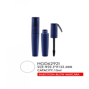 Unique Cosmetic Packaging Tube Bottle Empty PETG Mascara Tube with Silicone Brush