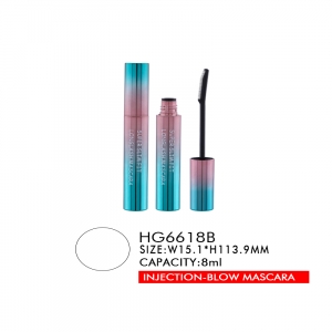 Private Label Eyelash Cleaning Brush with Wand Tube with Eyelash Cover PETG Mascara Wand Tubes Cases