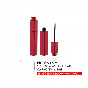 Unique Cosmetic Packaging Tube Bottle Empty PETG Mascara Tube with Silicone Brush