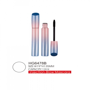 Unique Cosmetic Packaging Tube Bottle Empty PETG Mascara Tube with Silicone Brush