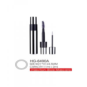 Eco Friendly Cosmetic Packaging Tube Bottle Empty PP Mascara Tube with Silicone Brush