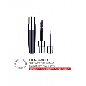 Private Label Eyelash Cleaning Brush with Wand Tube with Eyelash Cover PETG Mascara Wand Tubes Cases