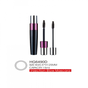 Unique Cosmetic Packaging Tube Bottle Empty PETG Mascara Tube with Silicone Brush