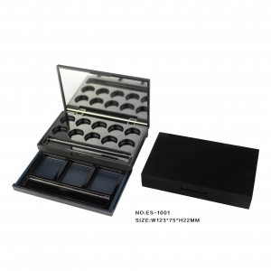 Beautiful 10+3 Empty Eyeshadow Palette Cosmetic Box Eye Shadow Case Hot Selling Blush Case Packaging