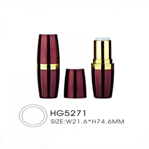3.8g Gold plated pink lipstick tubes lipstick tubes custom tube lipstick packaging