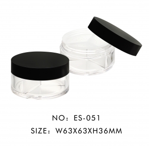 Three-color Loose Powder Case Cosemetic Loose Powder Container