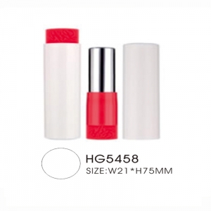 OEM magnetic luxury round aluminum lipstick tube gold cosmetic makeup packaging