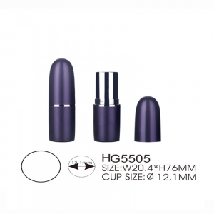 Marble pattern design style 12.1mm gold circle DIY empty lipstick tubes lipstick container packaging