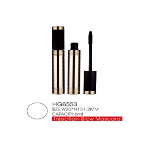 Private Label Eyelash Cleaning Brush with Wand Tube with Eyelash Cover PETG Mascara Wand Tubes Cases