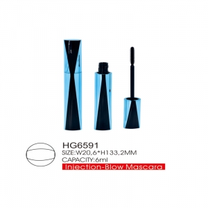 Unique Cosmetic Packaging Tube Bottle Empty PETG Mascara Tube with Silicone Brush