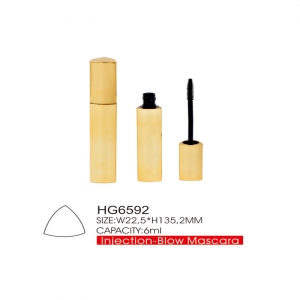 Crown shap Cosmetic Packaging Tube Bottle Empty Airtight Mascara Tube with fiber Brush