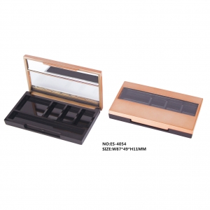 Hot Selling 4 Colors Empty Private Label Eyeshadow Palette Packaging Eyebrow Powder Case Wholesale