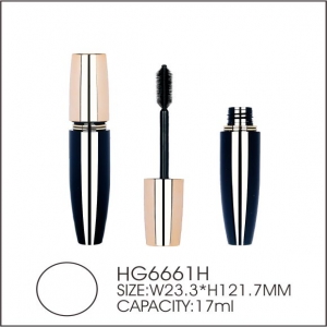 Eco Friendly Cosmetic Packaging Tube Bottle Empty PP Mascara Tube with Silicone Brush