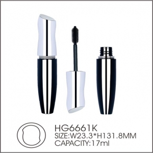 Hot selling custom logo eye lash eyelash fiber brush in mascara bottle